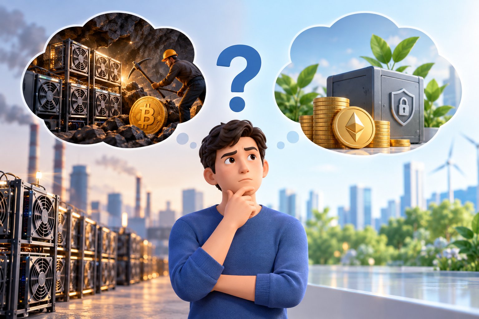 Ảnh minh hoạ: PoW và PoS khác nhau thế nào? So sánh dễ hiểu