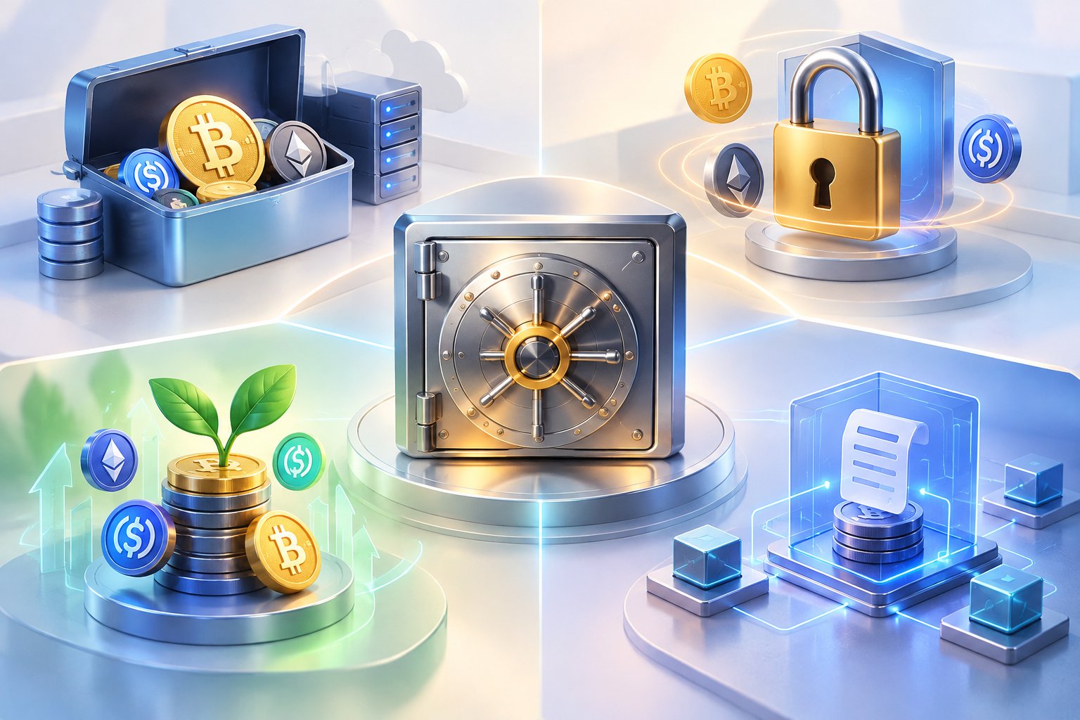 Vault là gì trong crypto? Phân biệt và dùng an toàn 2 Ảnh minh hoạ: Vault là gì trong crypto? Phân biệt và dùng an toàn