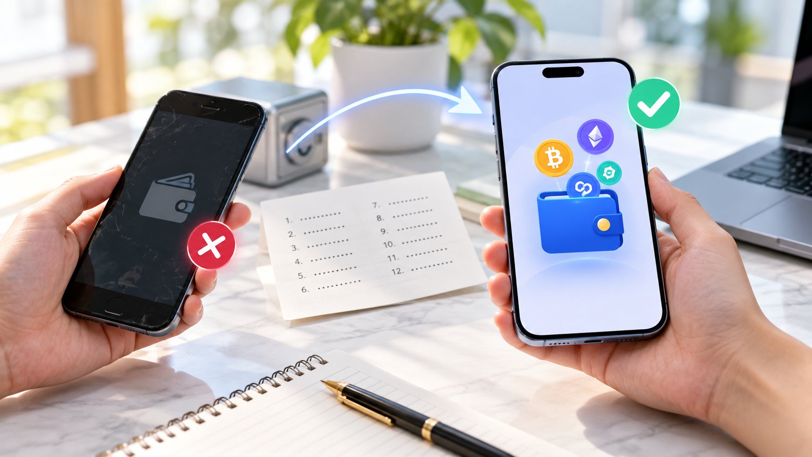 Sao lưu ví khi đổi điện thoại: quy trình an toàn 3 Ảnh minh hoạ: Sao lưu ví khi đổi điện thoại: quy trình an toàn