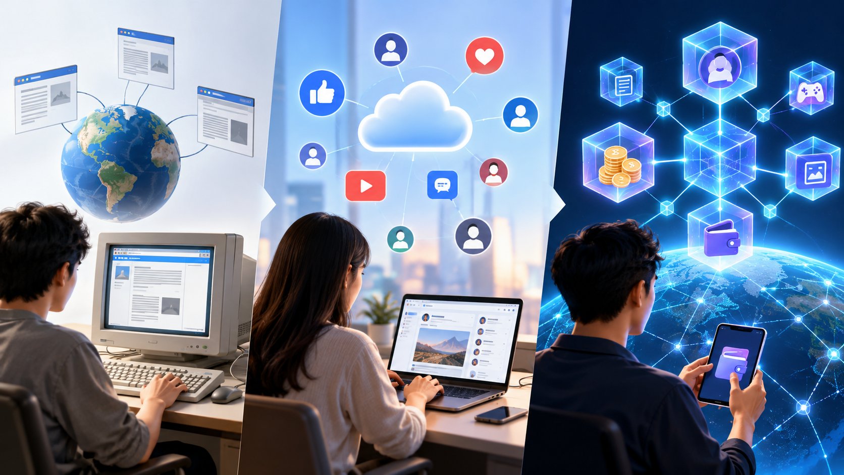 Ảnh minh hoạ: Web3 là gì? Phân biệt blockchain, crypto, dApp và ví