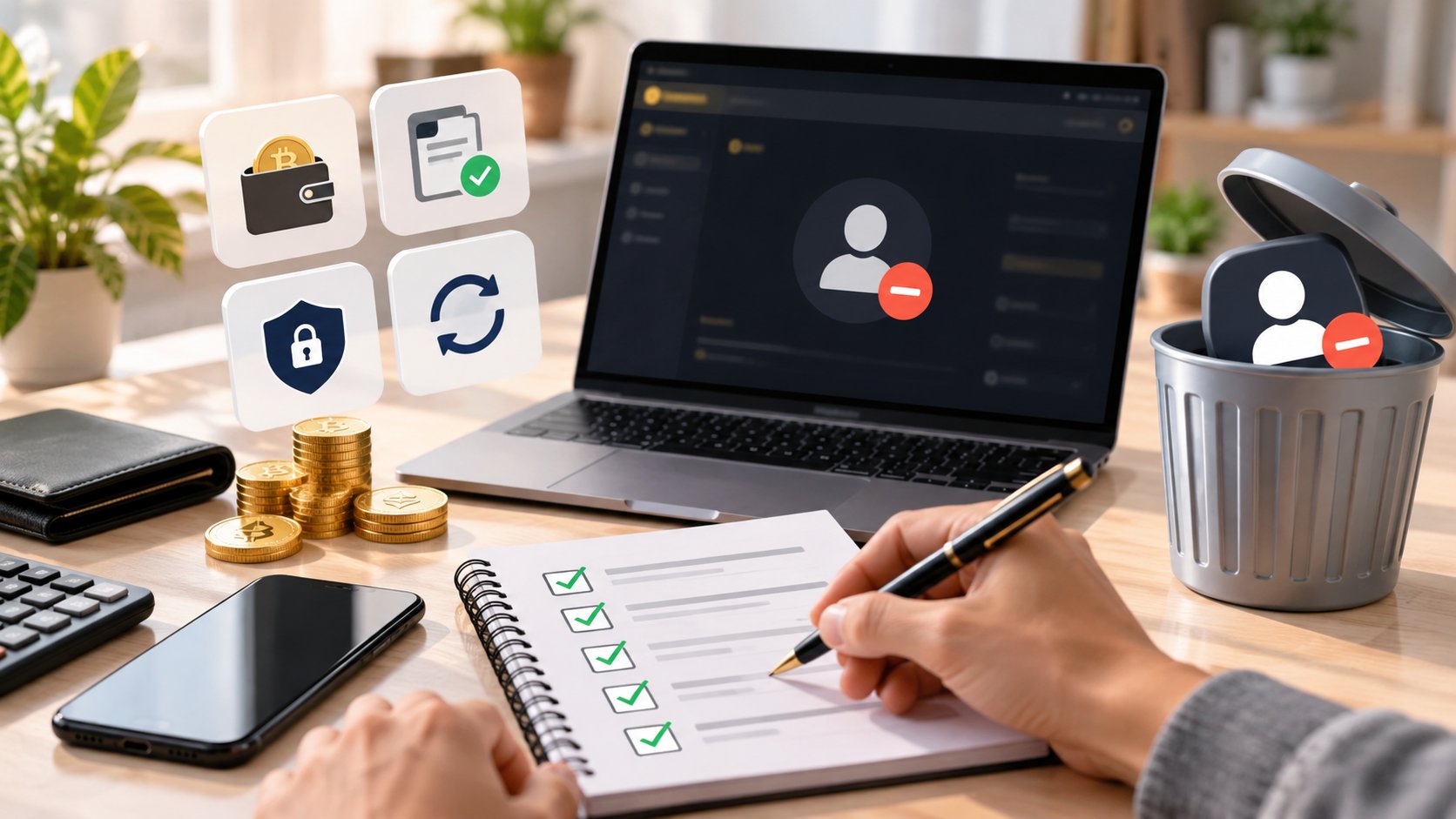 Ảnh minh hoạ: Cách xóa tài khoản Binance an toàn, đúng quy trình
