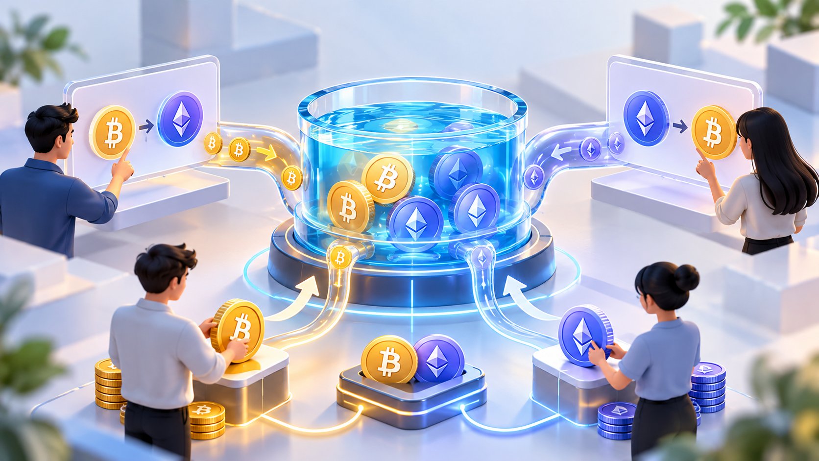 Ảnh minh hoạ: Automated Market Maker là gì? Cách AMM hoạt động