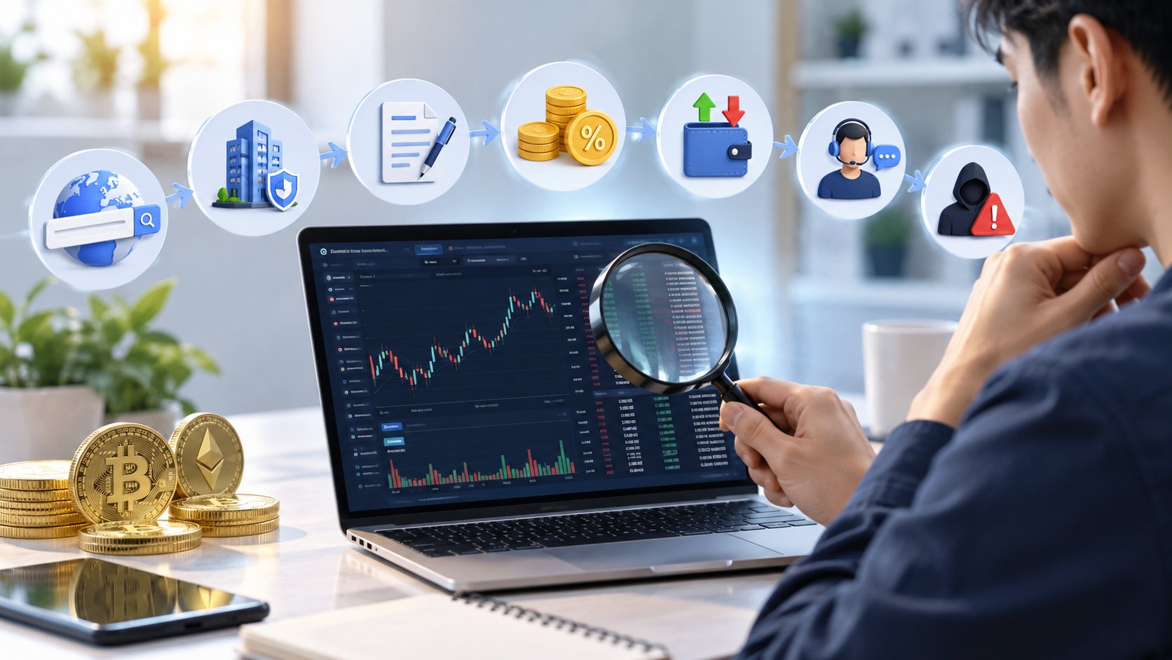 Ảnh minh hoạ: Cách kiểm tra sàn crypto uy tín: Quy trình 7 bước