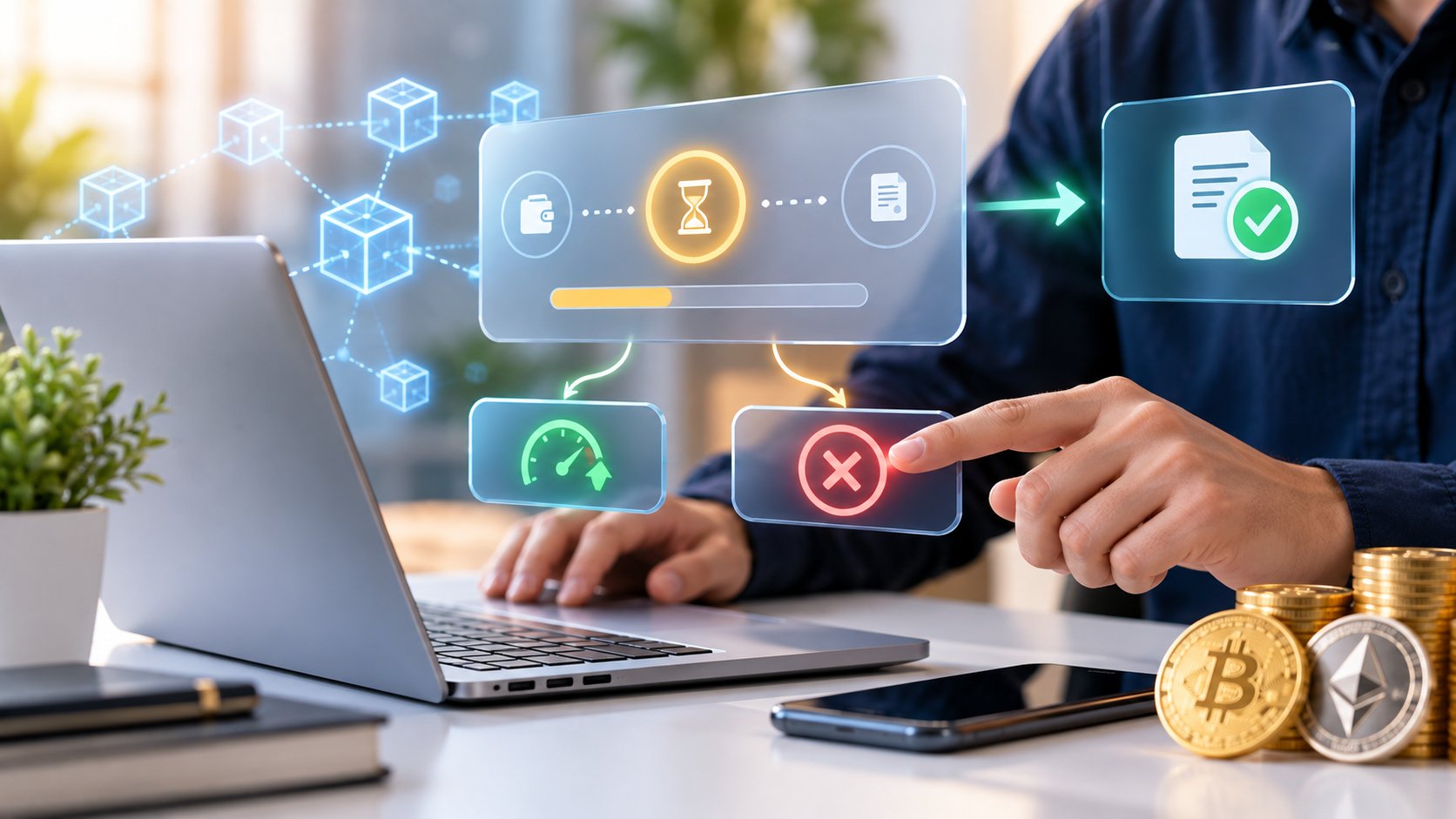 Ảnh minh hoạ: Giao dịch crypto bị pending: Kiểm tra và xử lý