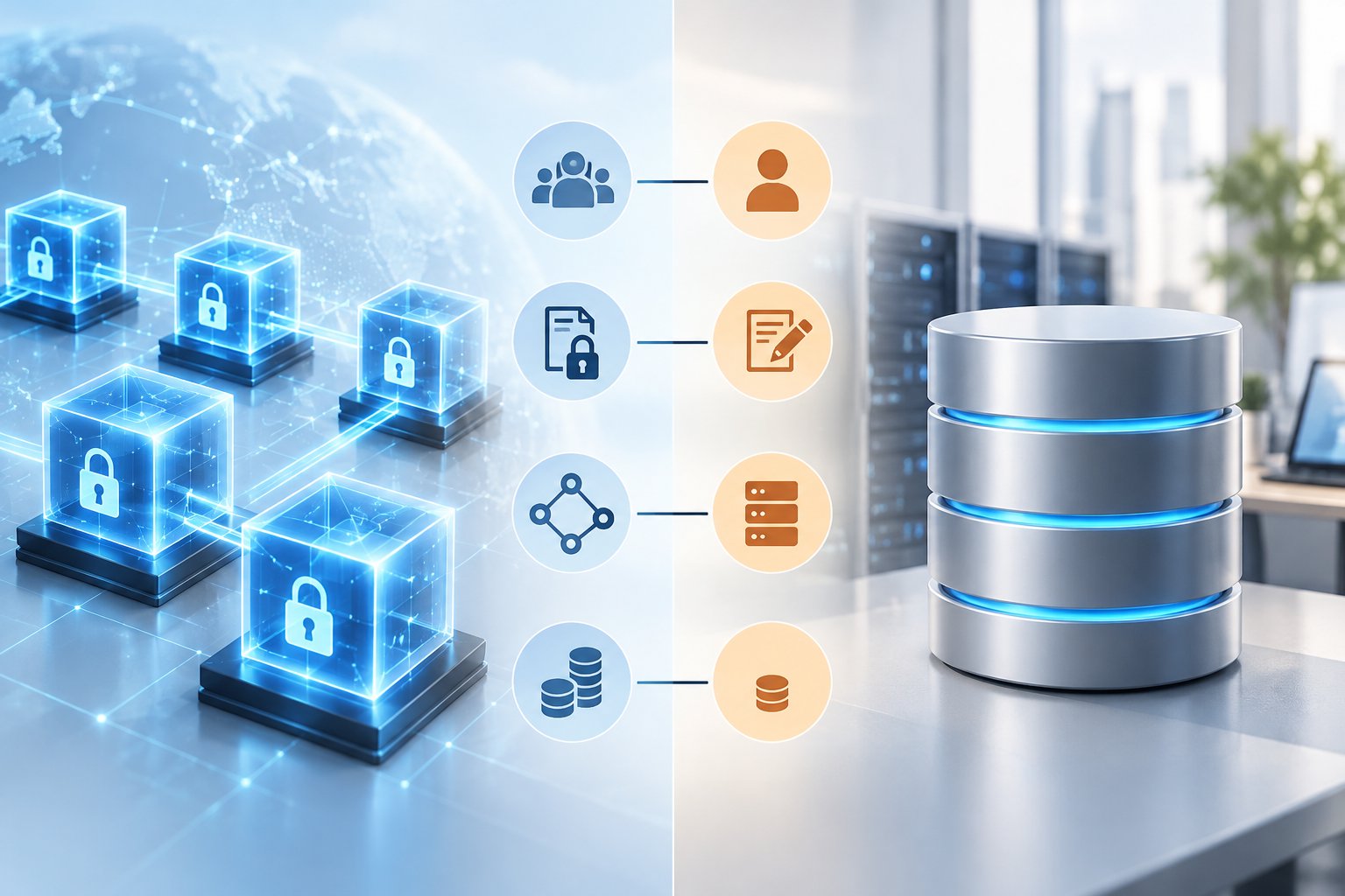 Ảnh minh hoạ: Blockchain và cơ sở dữ liệu khác nhau thế nào?
