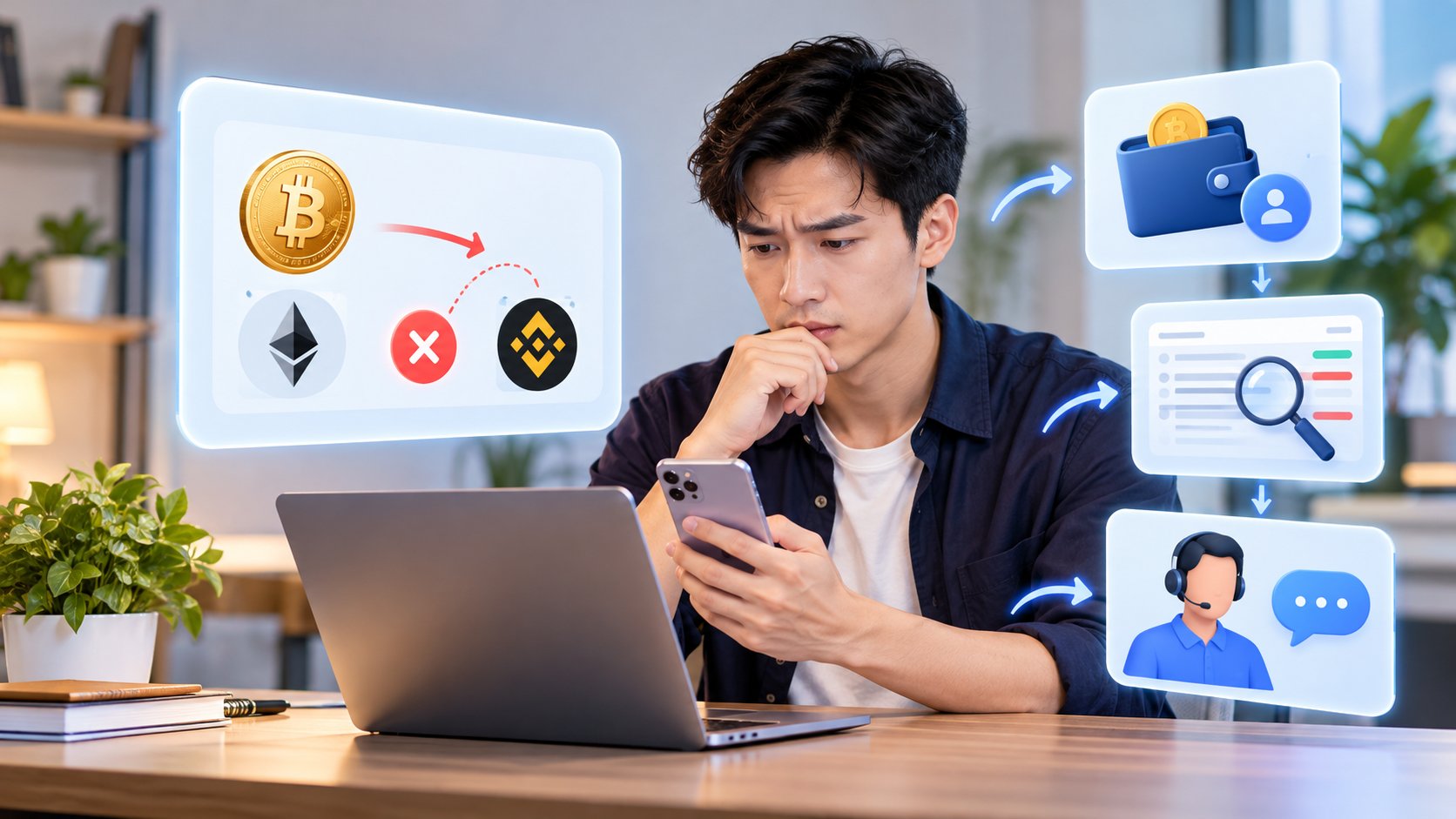 Ảnh minh hoạ: Chuyển crypto nhầm mạng: Cách kiểm tra và xử lý