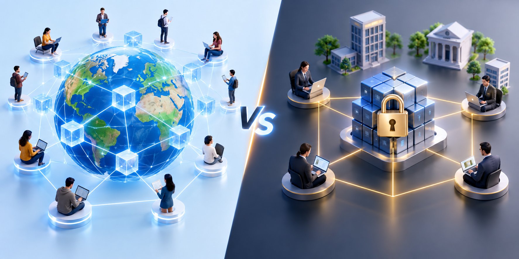 Blockchain công khai và blockchain riêng tư khác gì? 1 Ảnh minh hoạ: Blockchain công khai và blockchain riêng tư khác gì?