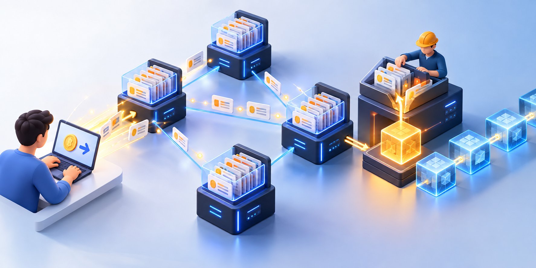 Ảnh minh hoạ: Mempool là gì? Hành trình giao dịch vào blockchain