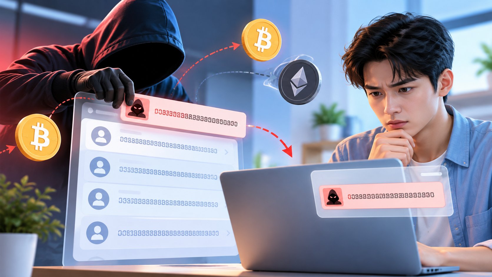 Ảnh minh hoạ: Address poisoning là gì? Cách tránh chuyển nhầm crypto